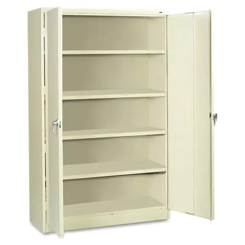 Tennsco Assembled Jumbo Steel Storage Cabinet, 48w x 24d x 78h, Putty