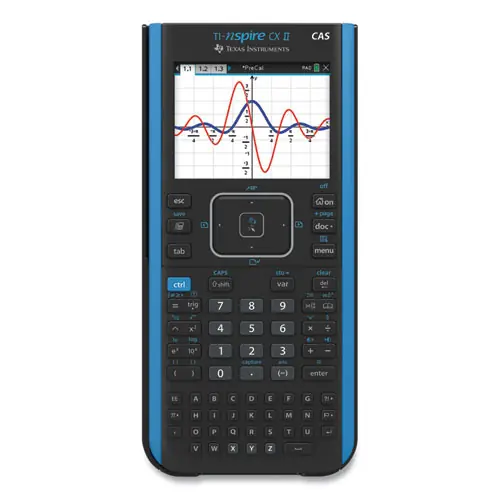 Texas Instruments TI-Nspire CX II CAS Graphing Calculator, 10-Digit LCD