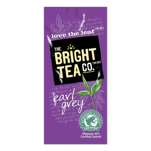 The Bright Tea Co. Tea Freshpack Pods, Earl Grey, 0.09 oz, 100/Carton