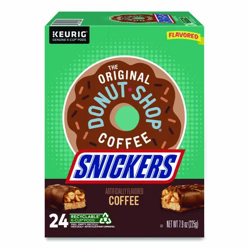 The Original Donut Shop® SNICKERS Flavored Coffee K-Cups, 24/Box