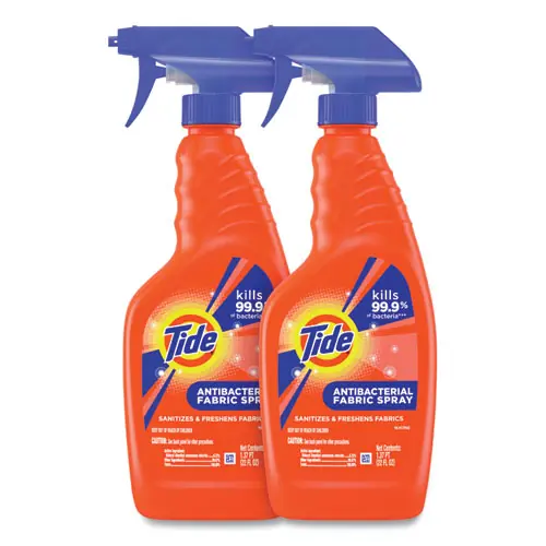 Tide® Antibacterial Fabric Spray, Original Scent, 22 oz, 2 Spray Bottles/Carton