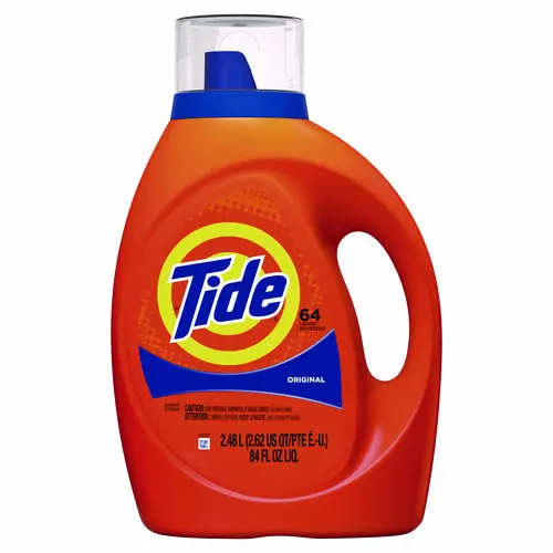 Tide® HE Liquid Laundry Detergent, Original Scent, 84 oz Bottle, 4 Bottles/Carton
