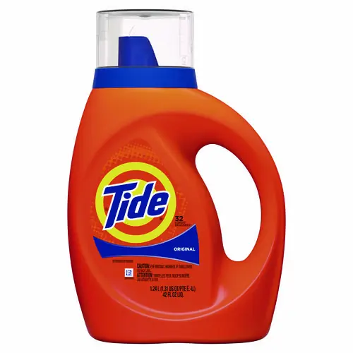 Tide® HE Liquid Laundry Detergent, 42 oz Bottle, 6/Carton