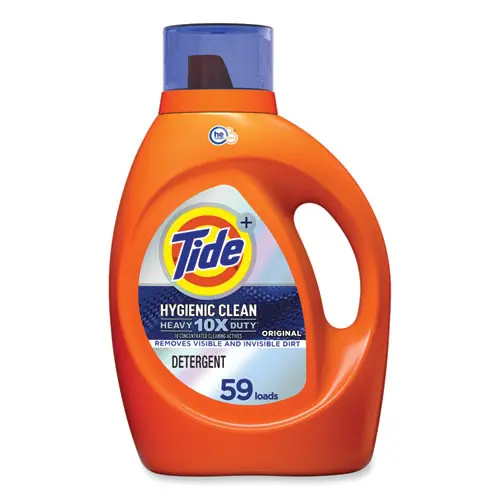 Tide® Hygienic Clean Heavy 10x Duty HE Liquid Laundry Detergent, Original, 92 oz Bottle