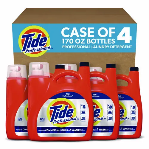 Tide® Professional™ Commercial HE Liquid Laundry Detergent, 170 oz, 4/Carton