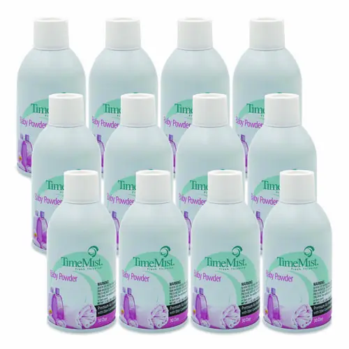 TimeMist® Premium Metered Air Freshener Refill, Baby Powder, 7.1 oz Aerosol Spray