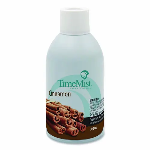 TimeMist® Premium Metered Air Freshener Refill, Cinnamon, 7.1 oz, 12/Carton