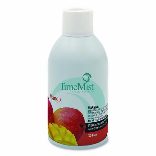 TimeMist® Premium Metered Air Freshener Refill, Mango, 7.1 oz Aerosol Spray, 12/Carton