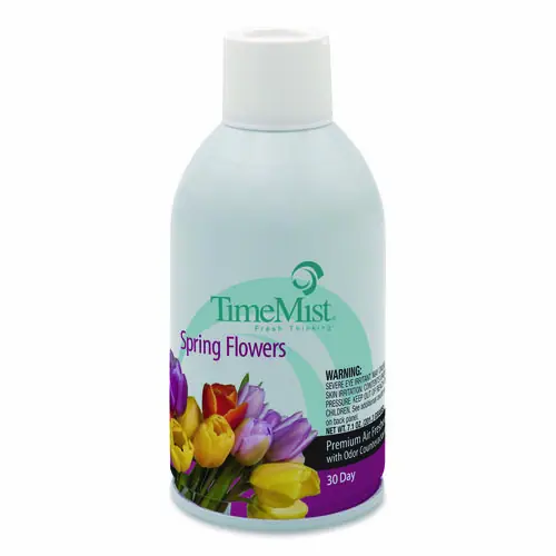 TimeMist® Premium Metered Air Freshener Refill, Spring Flowers, 7.1 oz Aerosol Spray