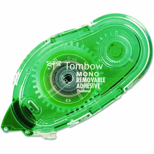 Tombow® Mono® Removable Adhesive Roller, Clear, 0.33" x 472"