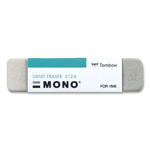 Tombow® Mono® Sand Eraser, For Pencil/Ink Marks, Small, White