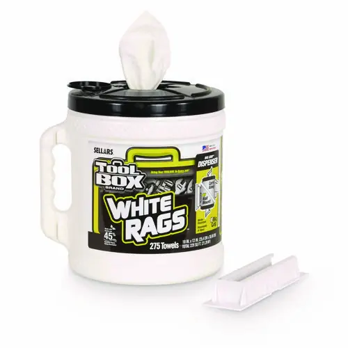TOOLBOX® Z300 Wipers Big Grip Dispenser, 1-Ply, White, 2/Carton