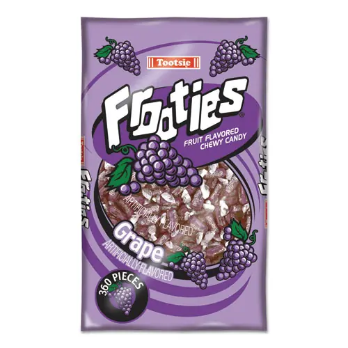 Tootsie Roll® Frooties, Grape, 360 Pieces, 38.8 oz Bag