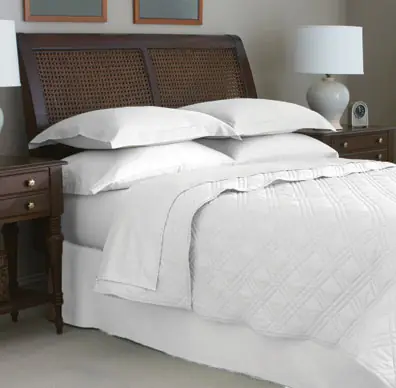 Top Sheet, Martex Suites Bedding Ensemble, 114″ x 114″ White