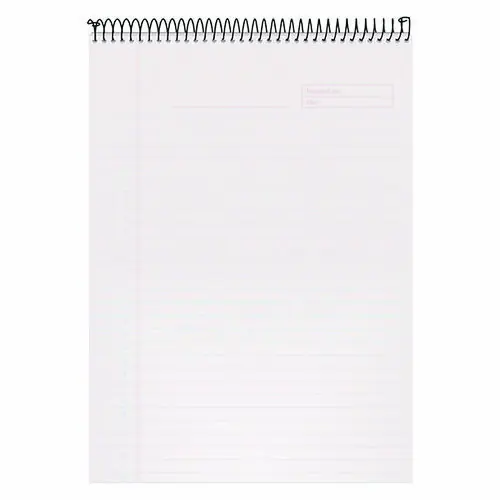 TOPS™ Color Notepads, Wide/Legal Rule, Orchid Cover, 70 Sheets, 8.5" x 11.75"