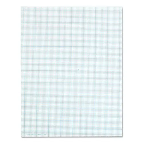 TOPS™ Cross Section Pads, Cross-Section Quadrille Rule, 50 White Sheets, 8.5" x 11"
