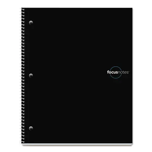 TOPS™ FocusNotes 1-Subject Notebook, Lecture/Cornell Rule, Blue Cover, 100 Sheets, 11" x 9"