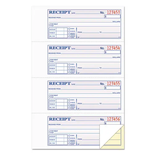 TOPS™ Money and Rent Receipt Books