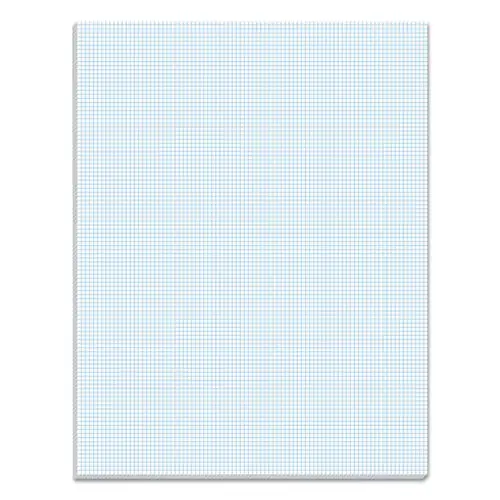 TOPS™ Quadrille Pads, Quadrille Rule (10 sq/in), 50 White 8.5 x 11 Sheets