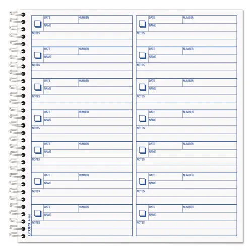 TOPS™ Voice Mail Message Book, One-Part (No Copies), 4 x 1.14, 14 Forms/Sheet, 1,400 Forms Total