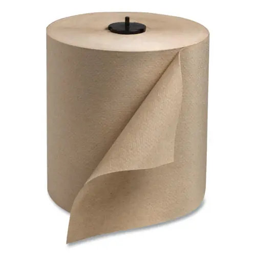 Tork® Basic Paper Wiper Roll Towel, Natural, 1-Ply, 7.68" x 1,150 ft, 4 Rolls/Carton