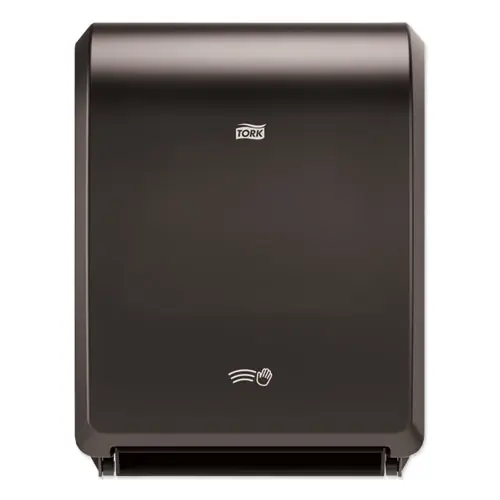 Tork® Electronic Hand Towel Roll Dispenser, Black, 7.5" Roll Capacity, 12.32"W x 9.32"D x 15.95"H