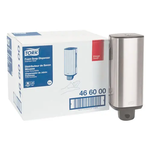 Tork® Foam Skincare Manual Dispenser, Stainless Steel