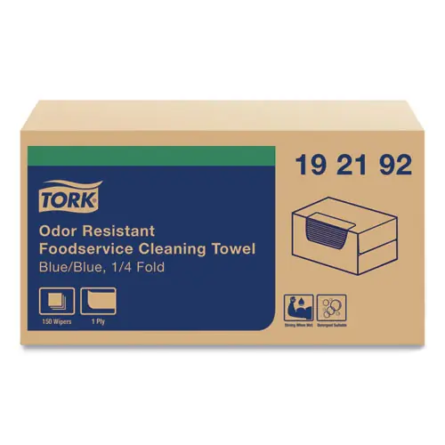 Tork® Foodservice Cloth, Blue, 150/Carton