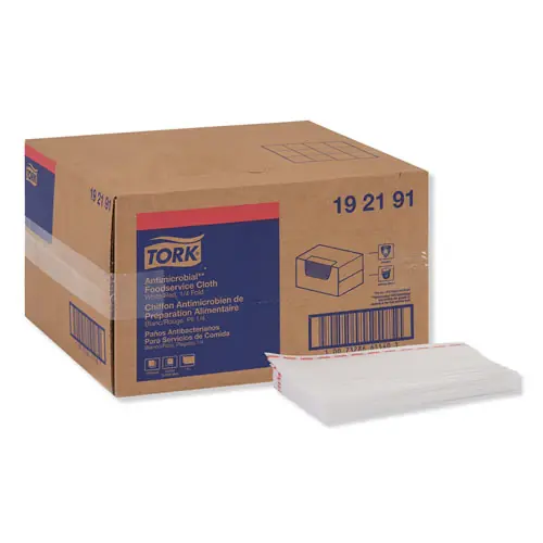 Tork® Foodservice Cloth, 13 x 24, White, 150/Carton