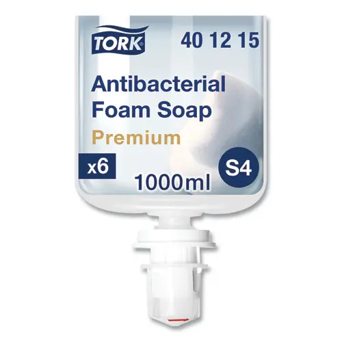 Tork® Premium Antibacterial Foam Soap Refill, Unscented, 1 L, 6/Carton