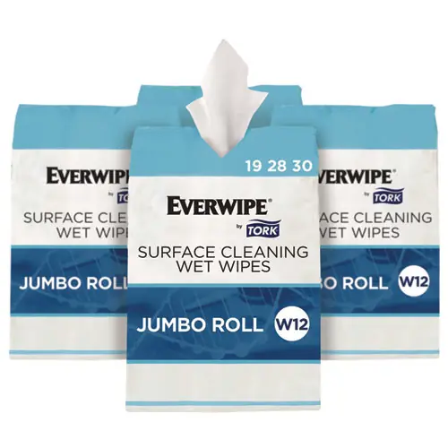 Tork® Surface Cleaning Wet Wipe, Lemon Scent, 6" x 6", 900 Wipes, 4 Rolls/Carton
