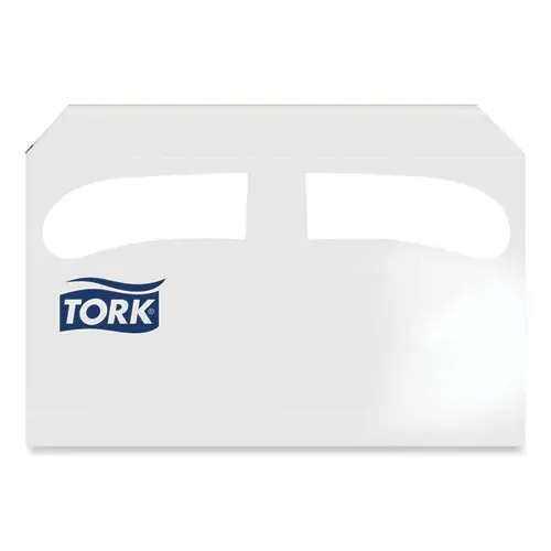 Tork® Toilet Seat Cover, Half-Fold, White, 250/Pack, 20 Packs/Carton