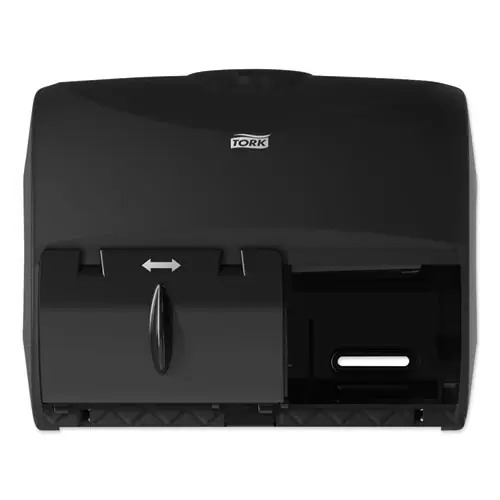 Tork® Twin Bath Tissue Roll Dispenser for OptiCore, Black