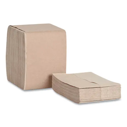 Tork® Xpressnap Fit Interfold Dispenser Napkins, Natural, 1-Ply, 6.5" x 8.39", 240 Napkins/Pack, 36 Packs/Carton