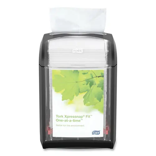 Tork® Xpressnap Fit Napkin Dispenser, Tabletop, Black