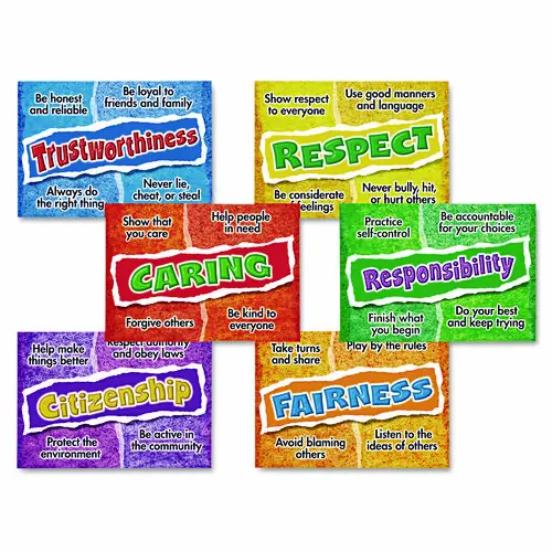 TREND® ARGUS Poster Combo Pack, "Character Choices", 13.5 x 19, 6 Posters/Pack