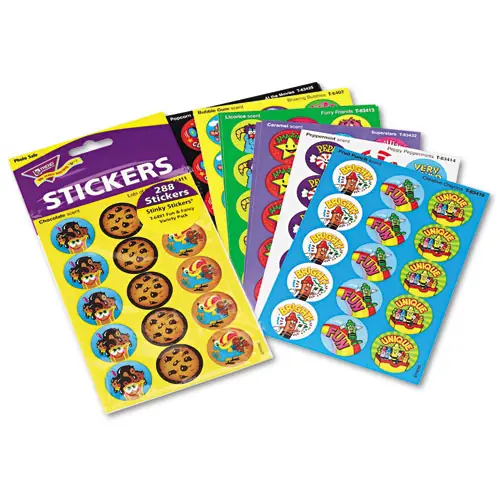 TREND® Stinky Stickers Variety Pack, Colorful Favorites, Assorted Colors, 300/Pack