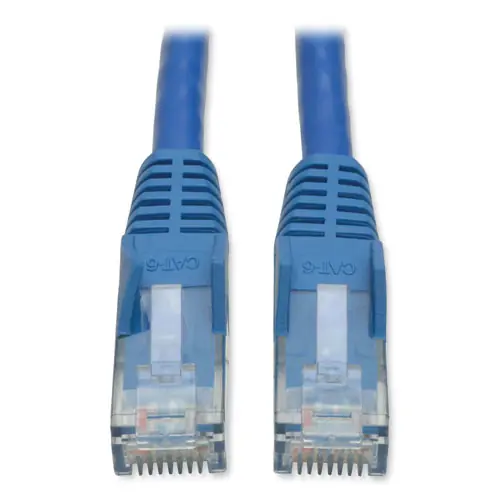 Tripp Lite by Eaton CAT6 Gigabit Snagless Molded Patch Cable, 1 ft, Blue