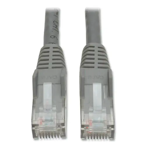 Tripp Lite by Eaton CAT6 Gigabit Snagless Molded Patch Cable, 7 ft, Gray
