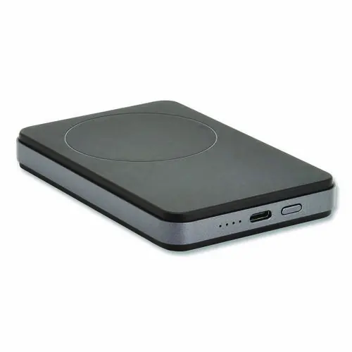 Tripp Lite by Eaton Portable Wireless Magnetic Charging Power Bank, USB C, Black