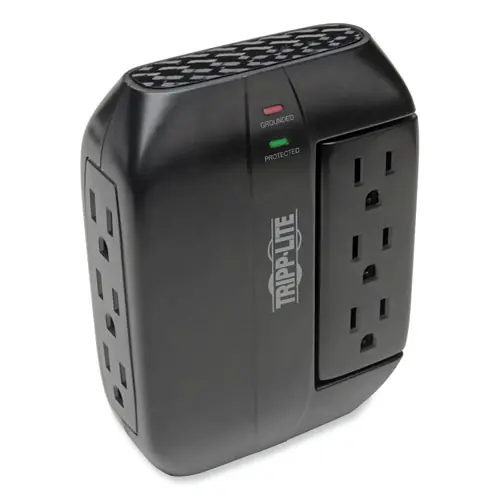 Tripp Lite by Eaton Protect It! Surge Protector, 6 AC Outlets, 1,500 J, Black