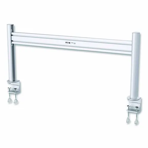 Tripp Lite by Eaton Slat Rail with Posts for Slat Wall System, Silver, Supports Up to 33 lb, Fits 32" TVs