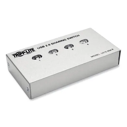 Tripp Lite by Eaton USB 2.0 Printer/Peripheral Sharing Switch, 4 Ports