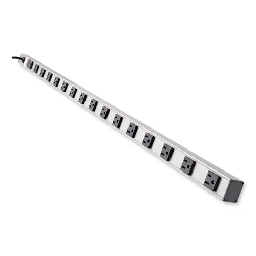 Tripp Lite by Eaton Vertical Power Strip, 16 Outlets, 15 ft Cord, Silver