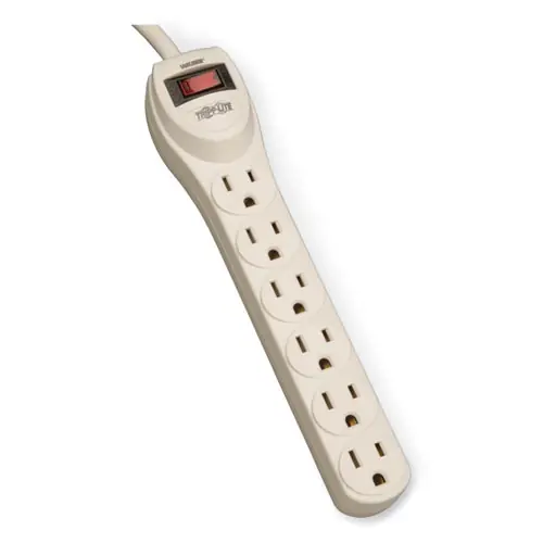 Tripp Lite by Eaton Waber-by-Tripp Lite Industrial Power Strip, 6 Outlets, 4 ft Cord, Gray