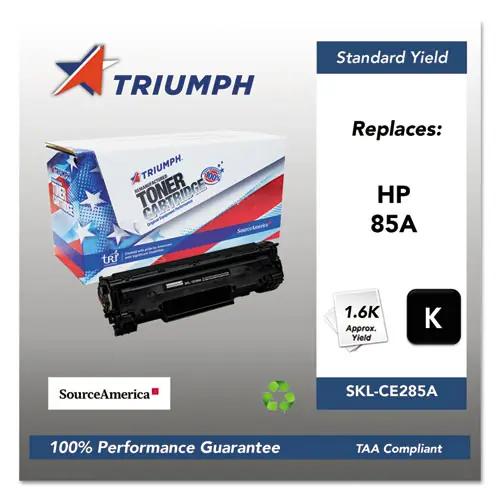 Triumph™ 751000NSH1100 Remanufactured CE285A (85A) Toner Cartridge, Black, 1,600 Page Yield