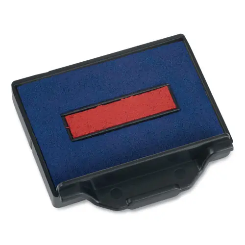 Trodat® T5430 Professional Replacement Ink Pad for Trodat Custom Self-Inking Stamps, Blue/Red