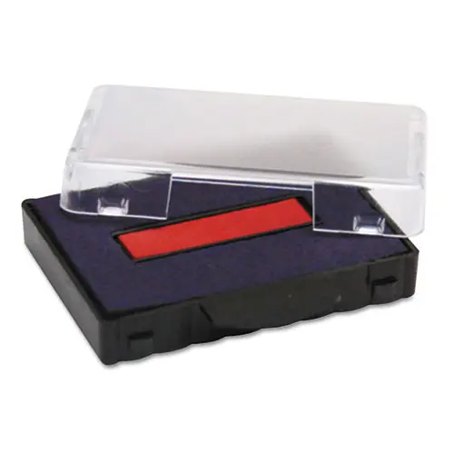 Trodat® T5440 Professional Replacement Ink Pad for Trodat Custom Self-Inking Stamps, Blue/Red