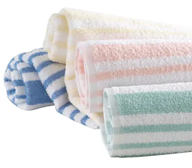 Tropical Stripe Cam Pool Towel