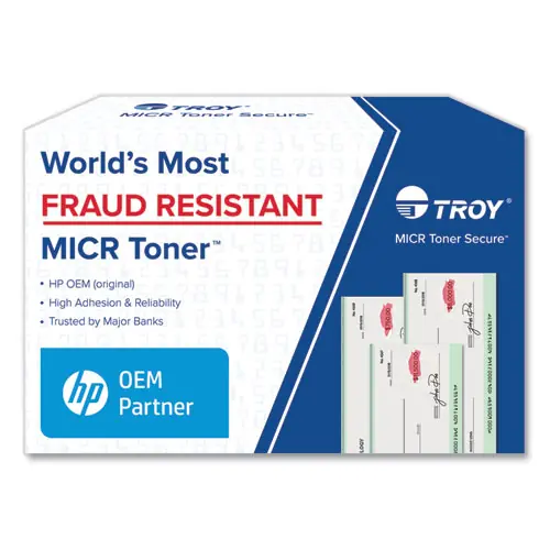 TROY® 0281676500 87X High-Yield MICR Toner, Alternative for HP CF287X, Black
